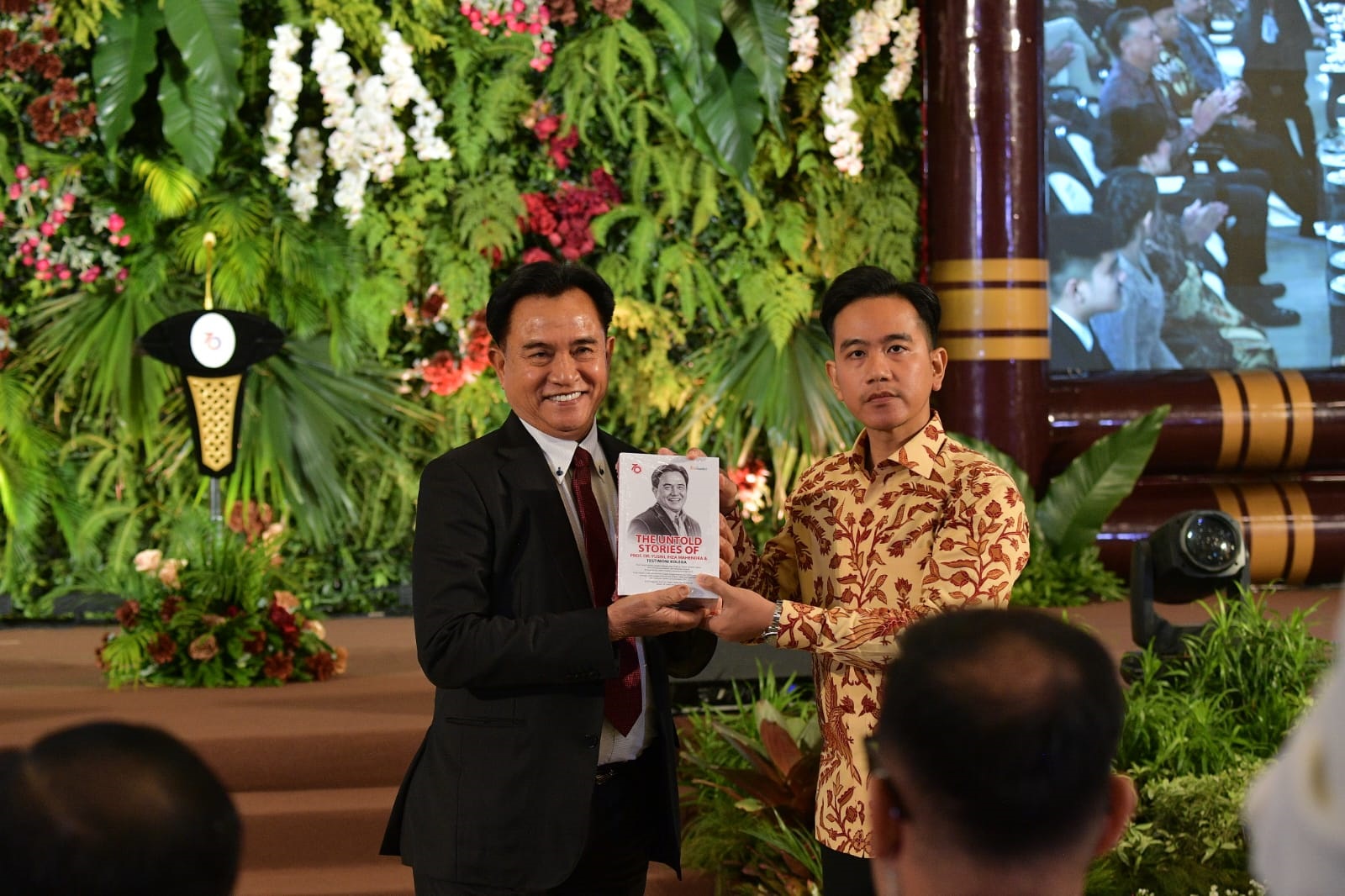 Hadiri Peluncuran 8 Buku Yusril Ihza Mahendra, Wapres Apresiasi Pengabdian Lintas Rezim