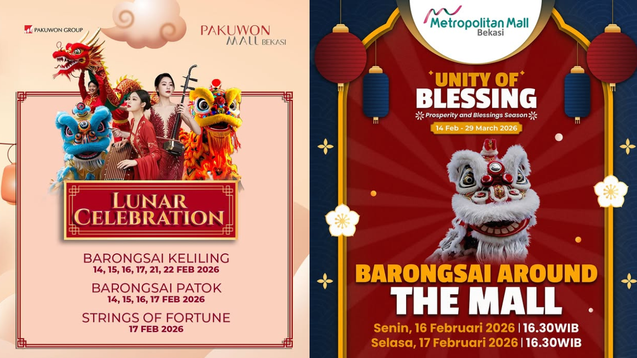 7 Lokasi Nonton Barongsai di Bekasi Spesial Imlek 2026, Cocok Datang Bareng Keluarga!