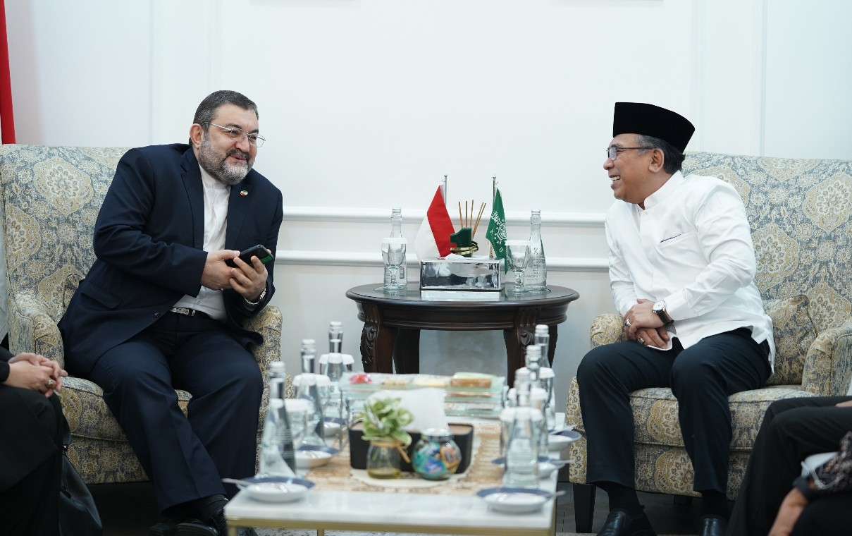 Terima Dubes Iran di Kantor PBNU, Gus Yahya Hargai Upaya Iran Membela Diri