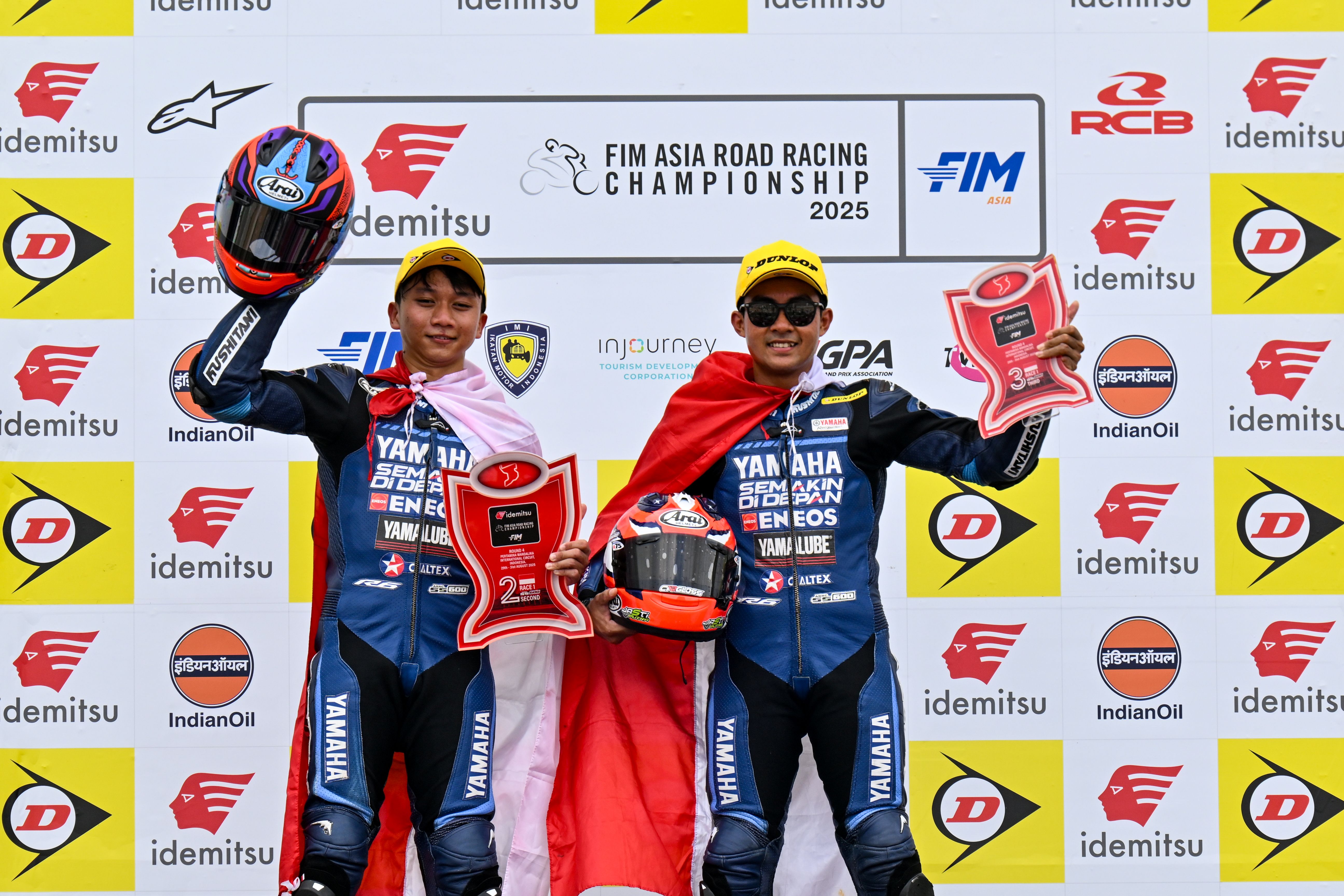 Raih Double Podium di SS600, Yamaha Racing Indonesia Cetak Sejarah di ARRC 2025 Mandalika