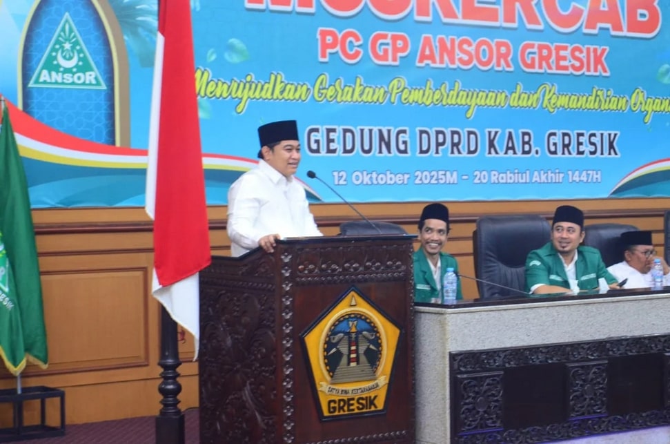 Fasilitasi Muskercab GP Ansor, DPRD Kabupaten Gresik Siap Berkolaborasi dalam Isu Sosial Ekonomi