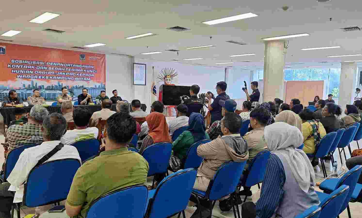 Warga Kampung Bayam Teken Kontrak Hunian di HPPO JIS, Gratis Sewa 6 Bulan Plus Dapat Akses Kerja