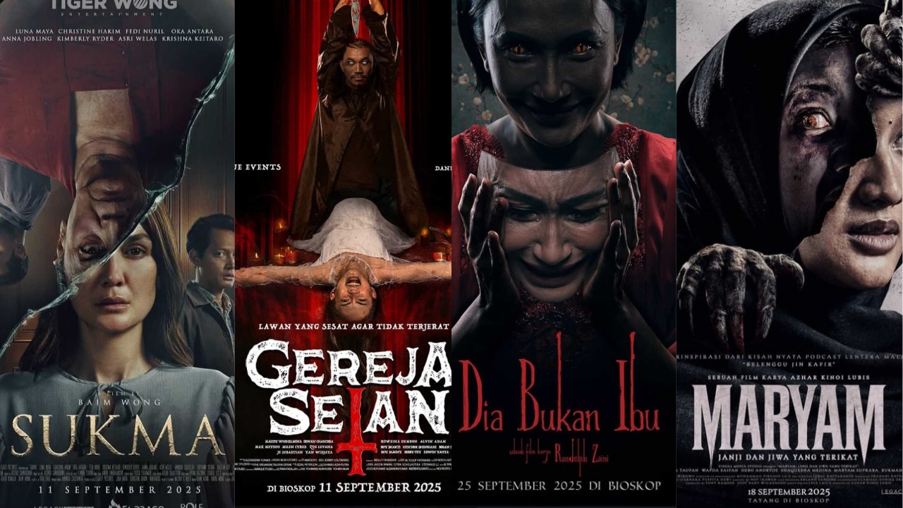 9 Film Horor Indonesia yang Tayang September, dari Sekte Sesat Hingga Ilmu Pengasihan Maut