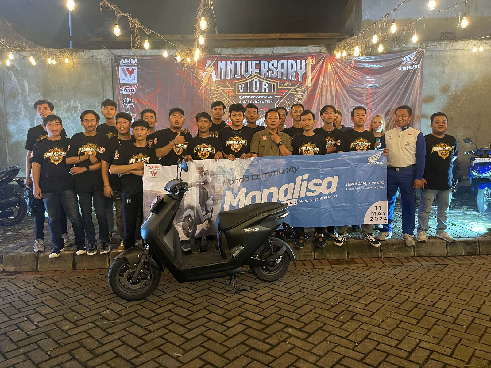 HUT ke-1 VIORI Chapter Tangerang, Wahana Makmur Sejati Dorong Komunitas Motor Honda Jadi Pelopor Berkendara