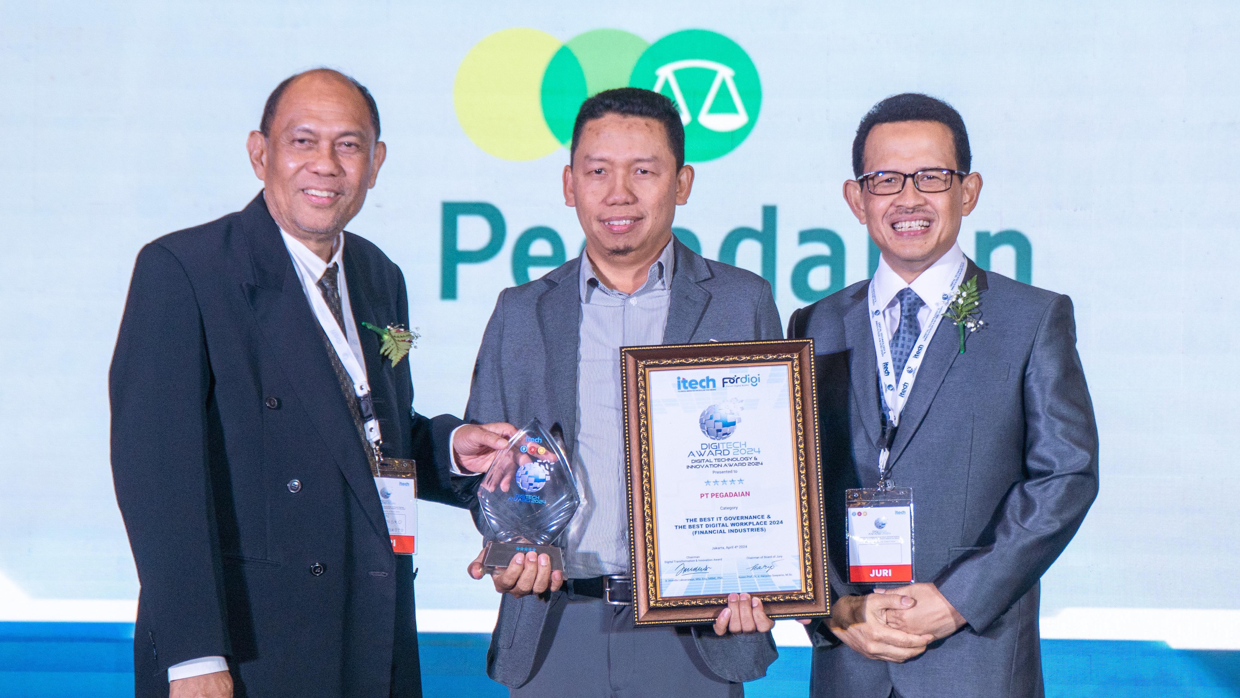 Pegadaian Borong 4 Penghargaan di Ajang Digitech Award 2024