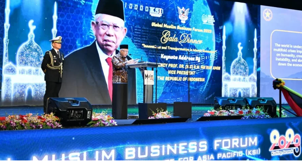 Hadiri Acara di Malaysia, Wapres Ma`ruf Amin Ingatkan Bisnis Halal Mampu Persatukan Negara-Negara Muslim