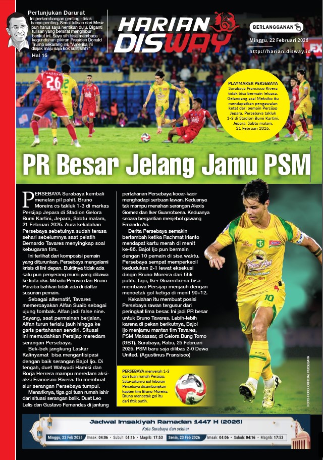 PR Besar Jelang Jamu PSM