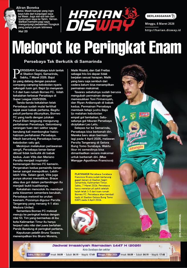 Melorot ke Peringkat Enam