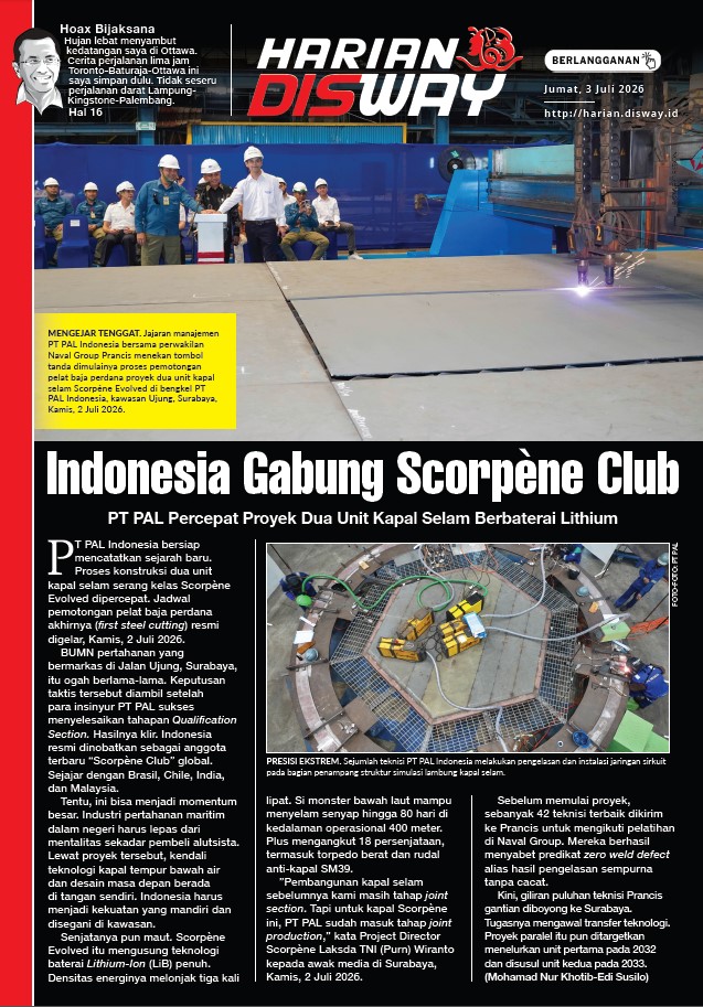 Indonesia Gabung Scorpène Club