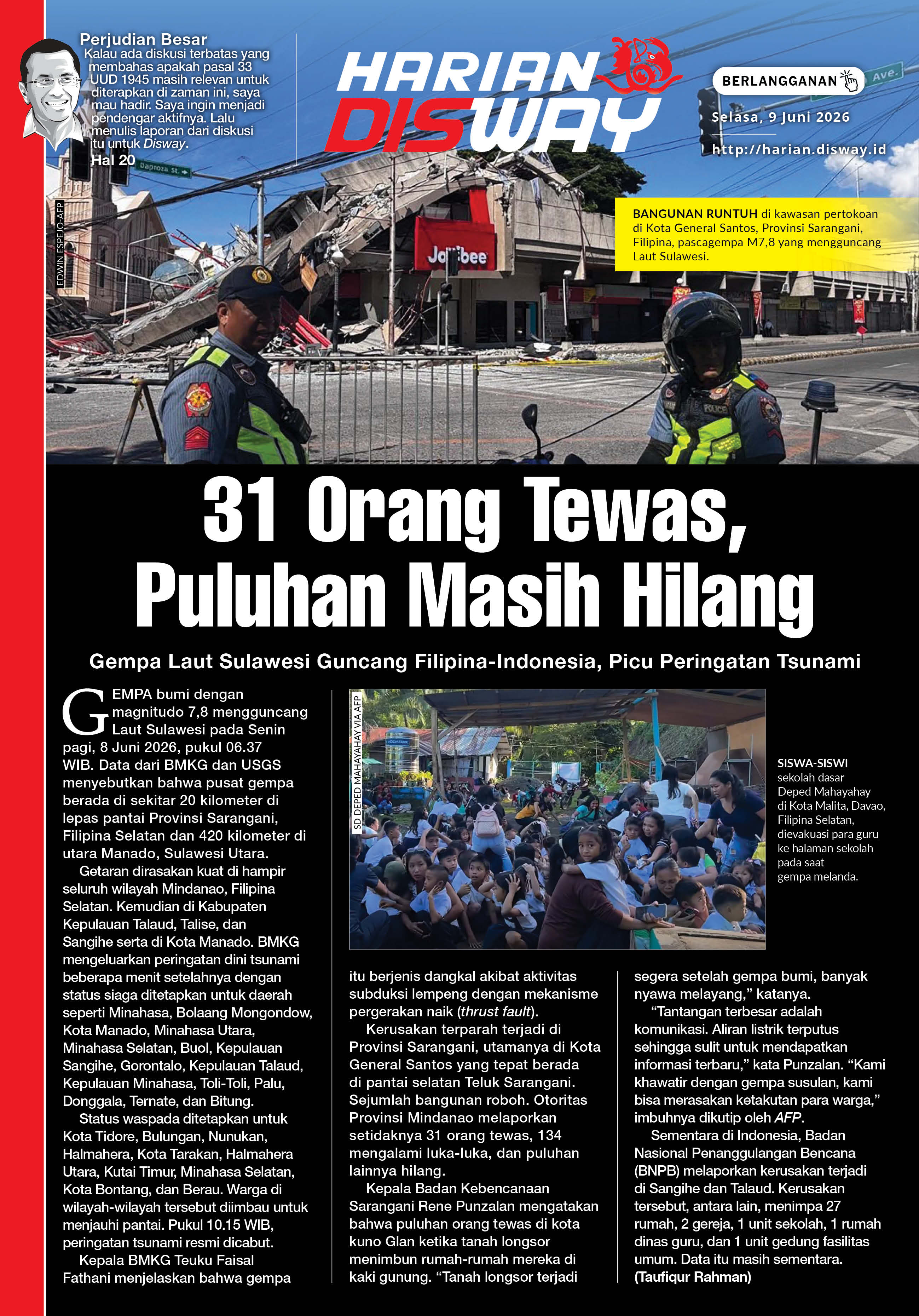 31 Orang Tewas, Puluhan Masih Hilang