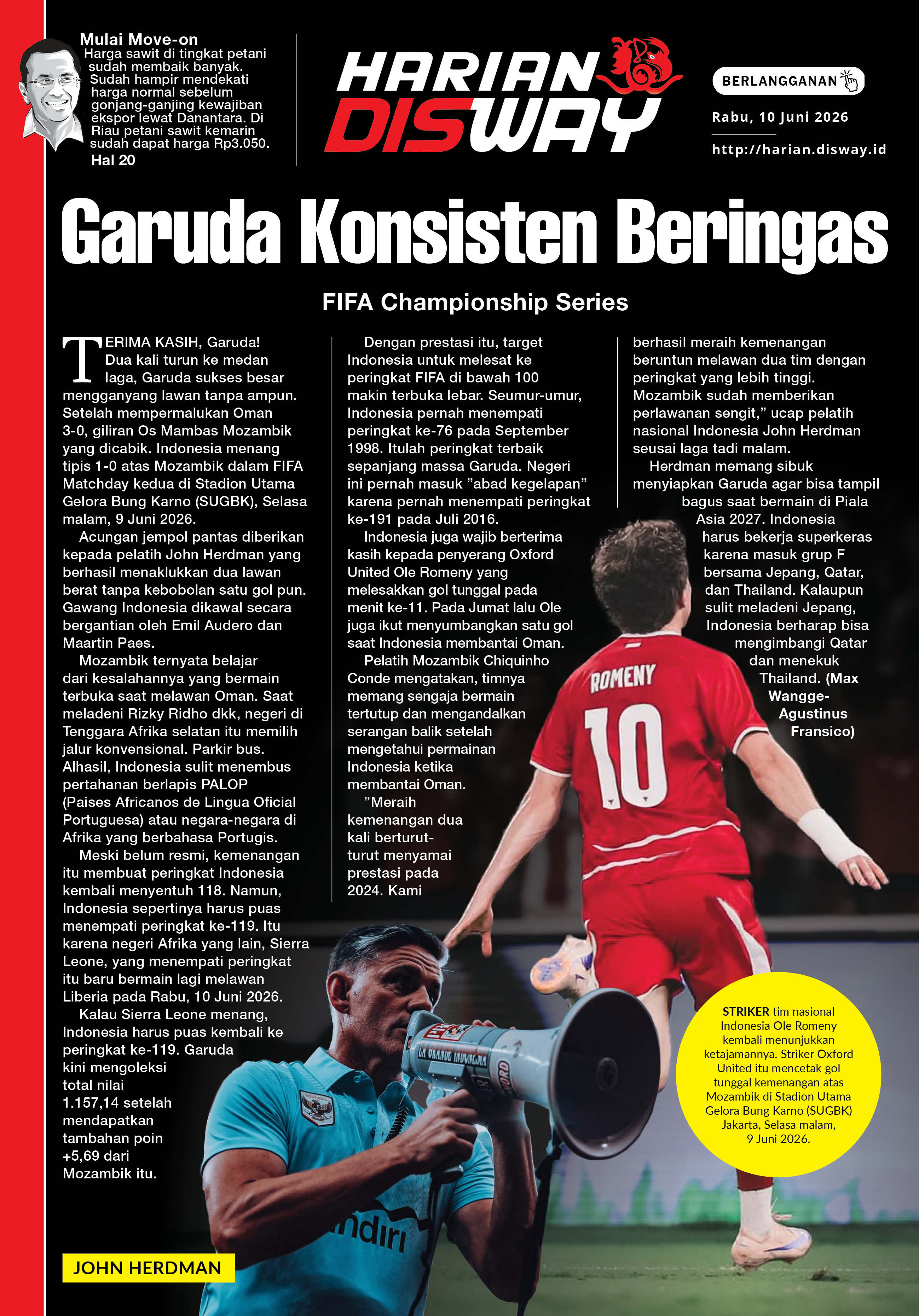 Garuda Konsisten Beringas