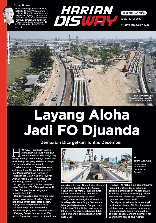 Layang Aloha Jadi FO Djuanda