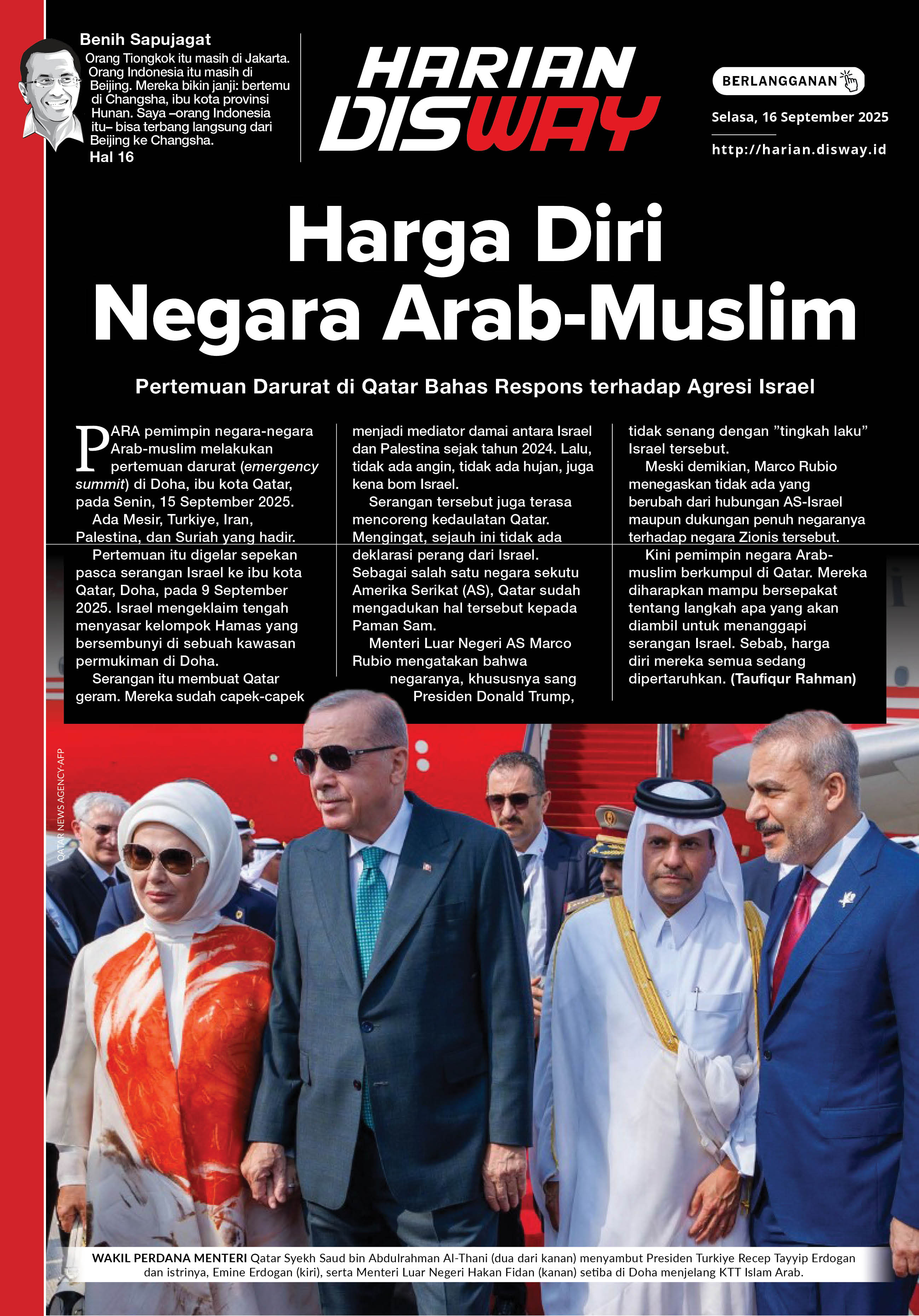 Harga Diri Negara Arab-Muslim