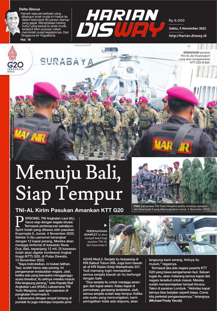 Menuju Bali, Siap Tempur