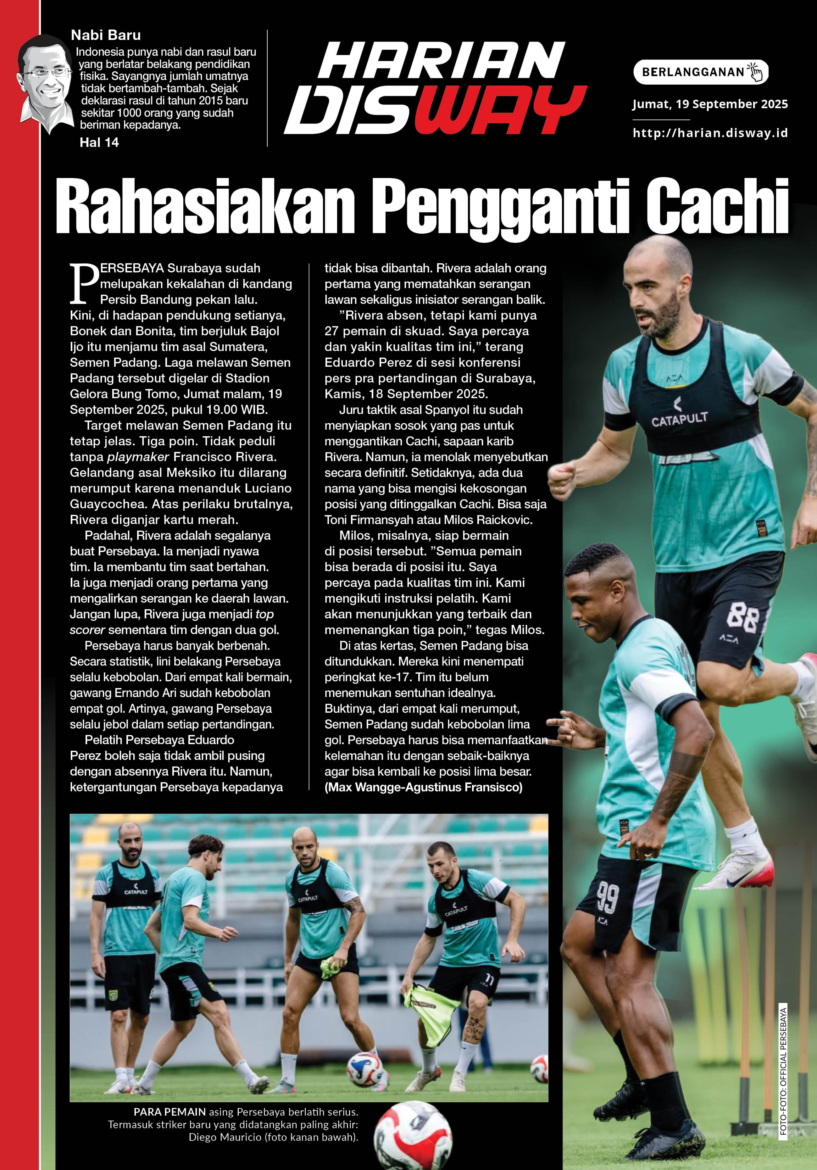 Rahasiakan Pengganti Cachi