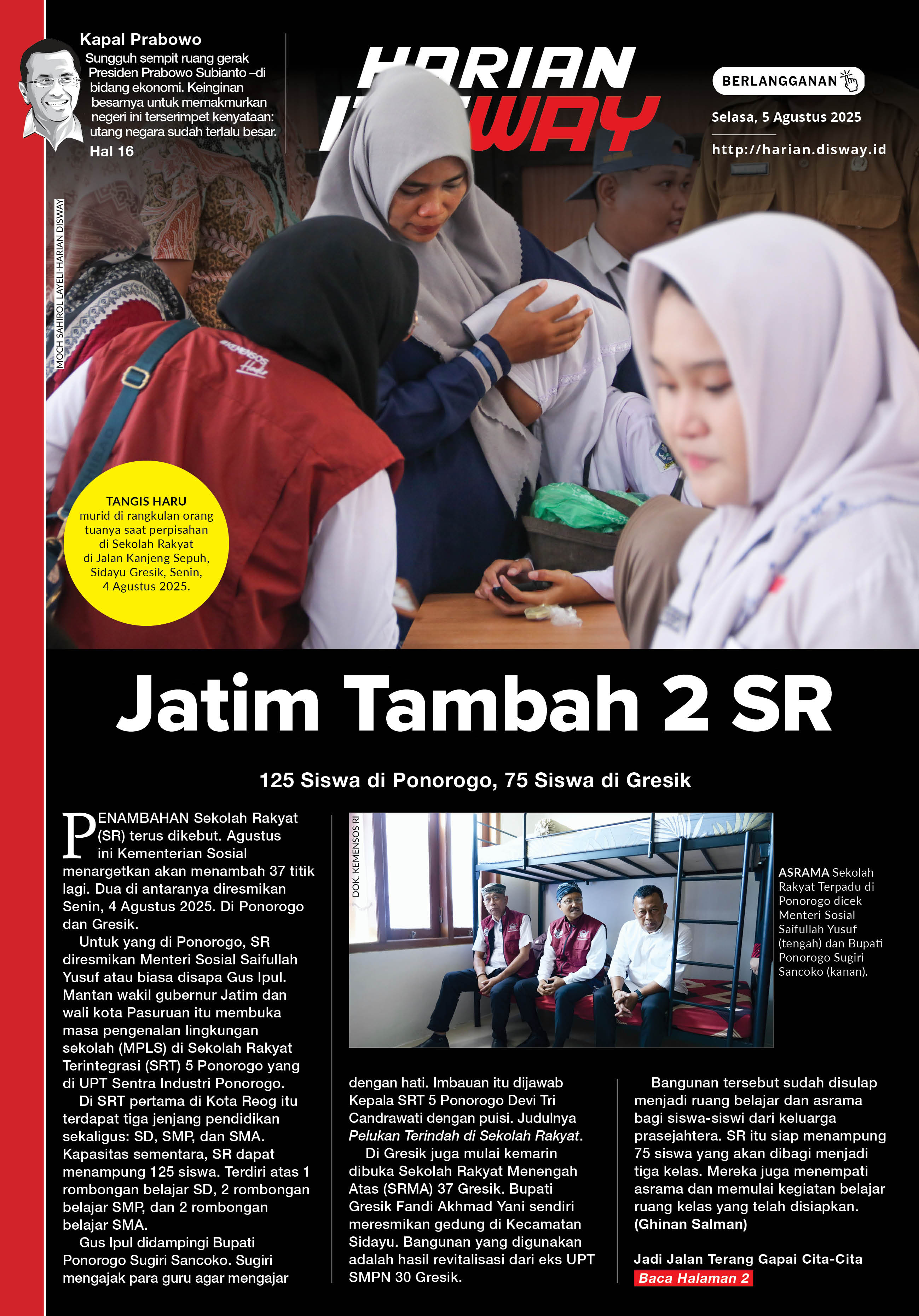 Jatim Tambah 2 SR