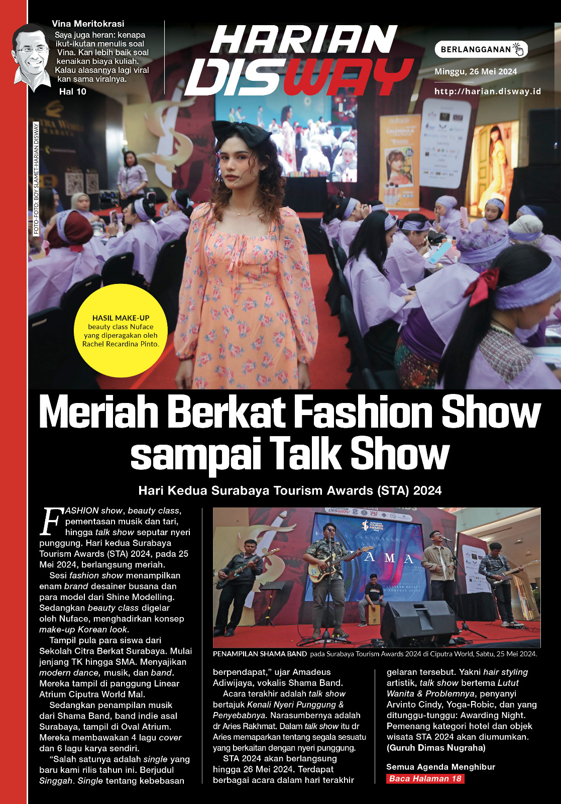 Meriah Berkat Fashion Show sampai Talk S