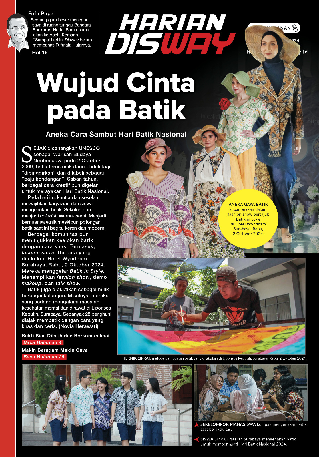 Wujud Cinta pada Batik