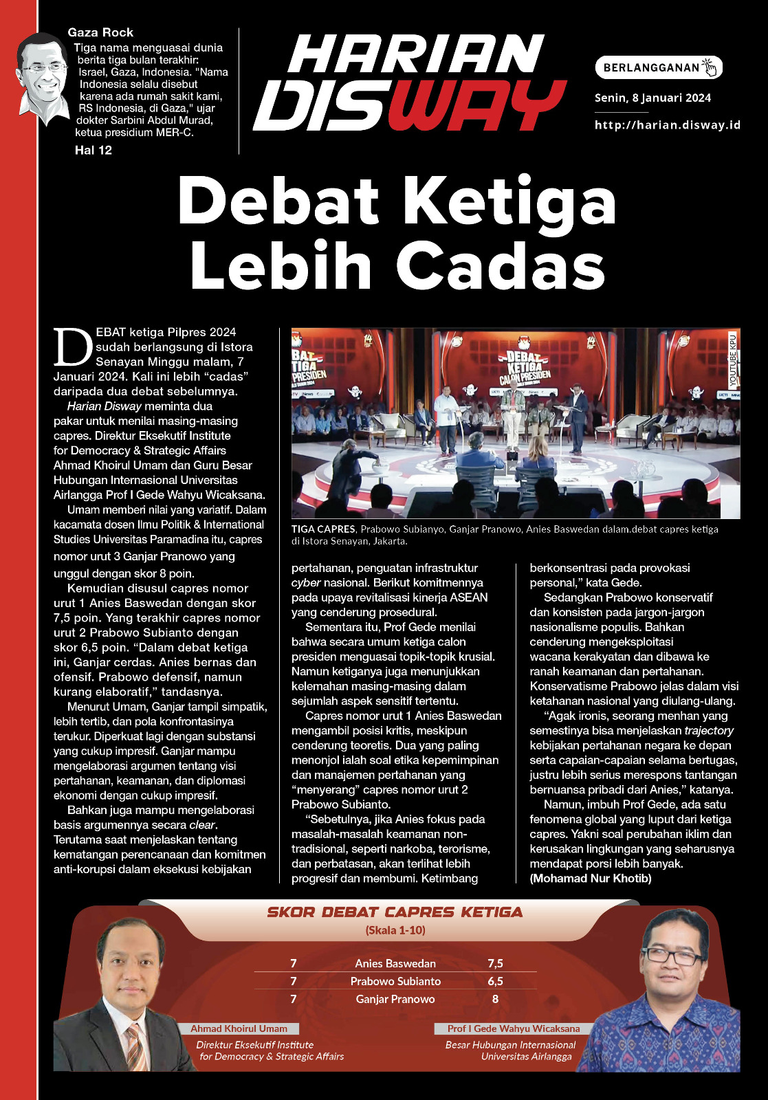 Debat Ketiga Lebih Cadas