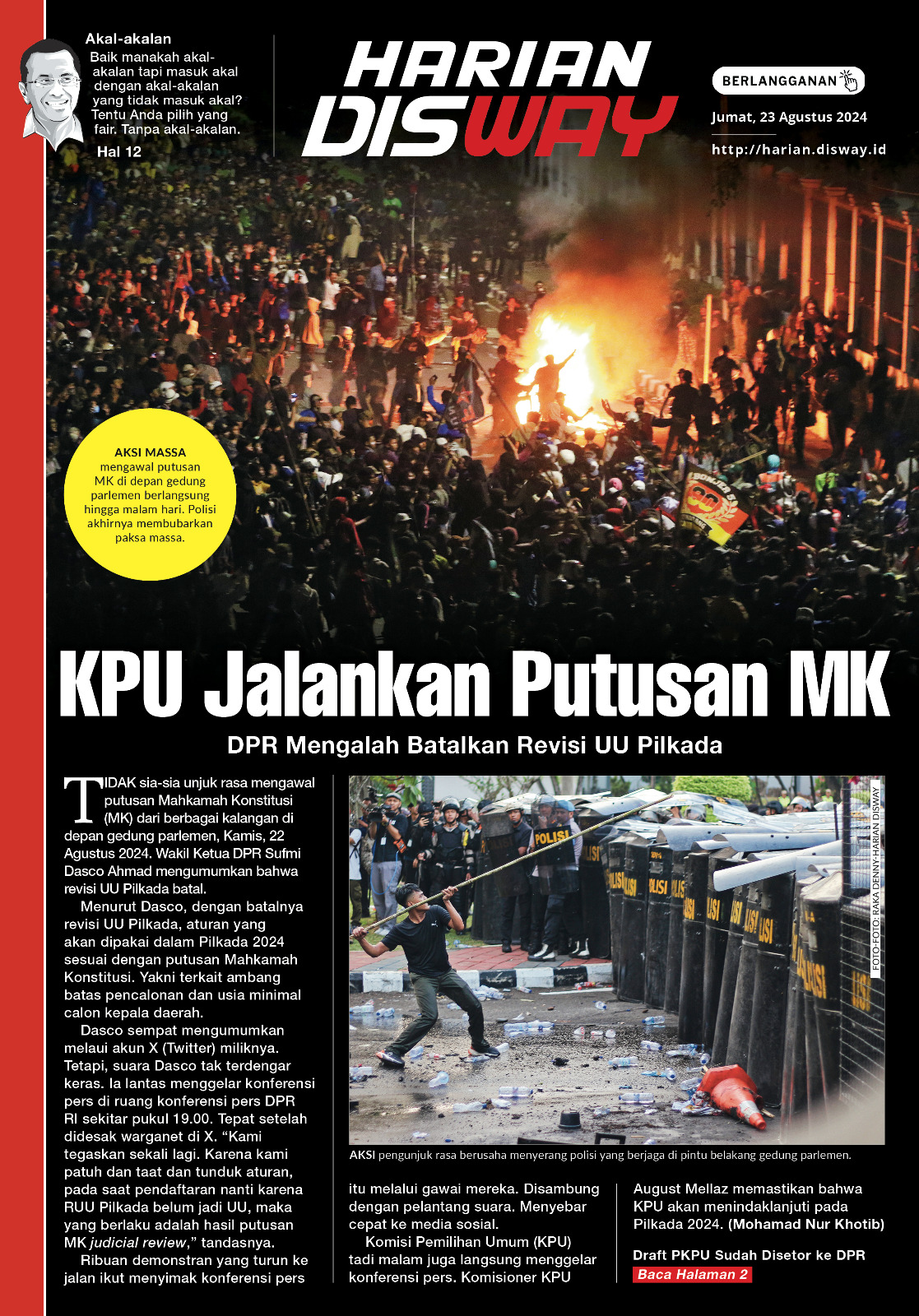 KPU Jalankan Putusan MK