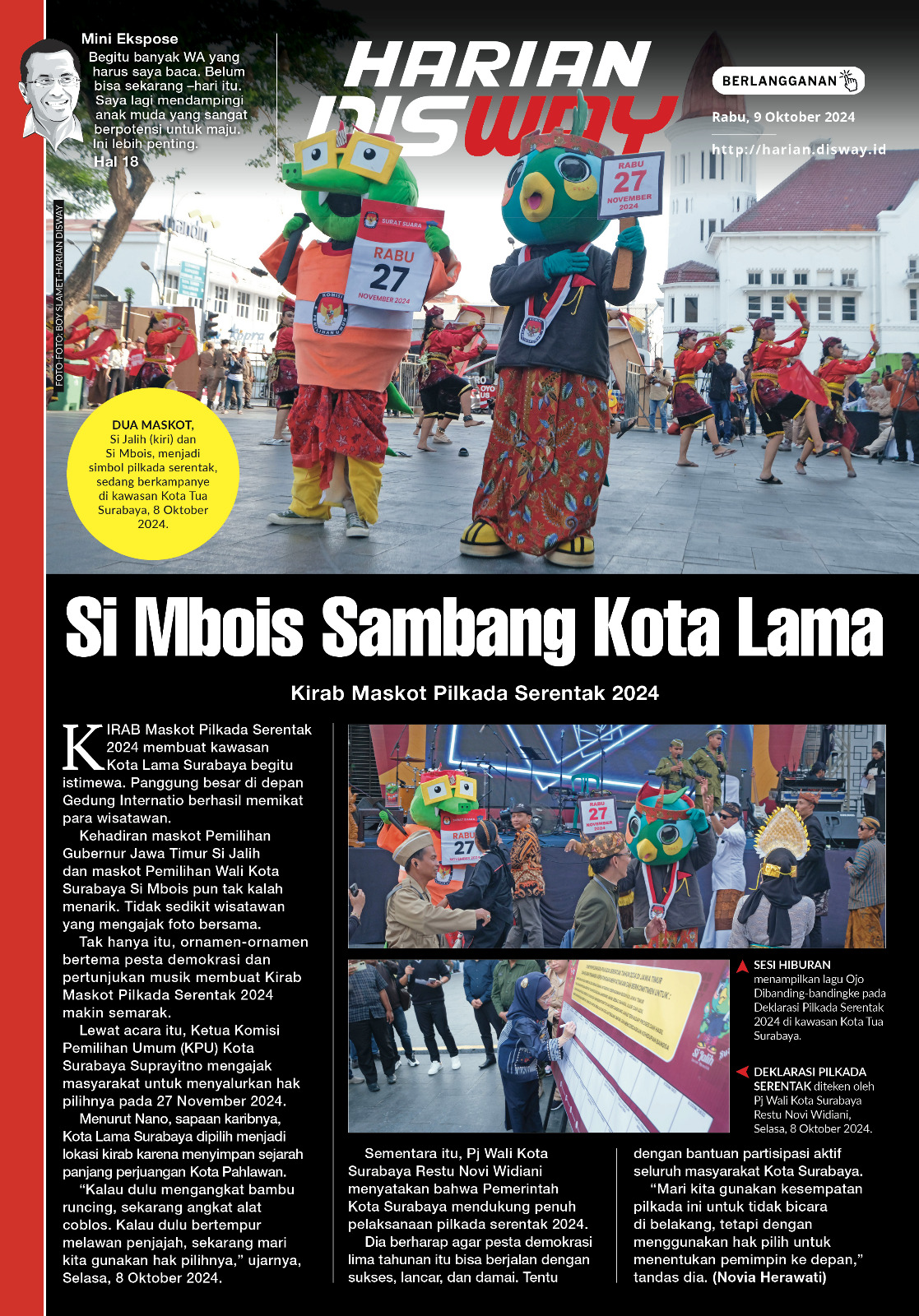 Si Mbois Sambang Kota Lama