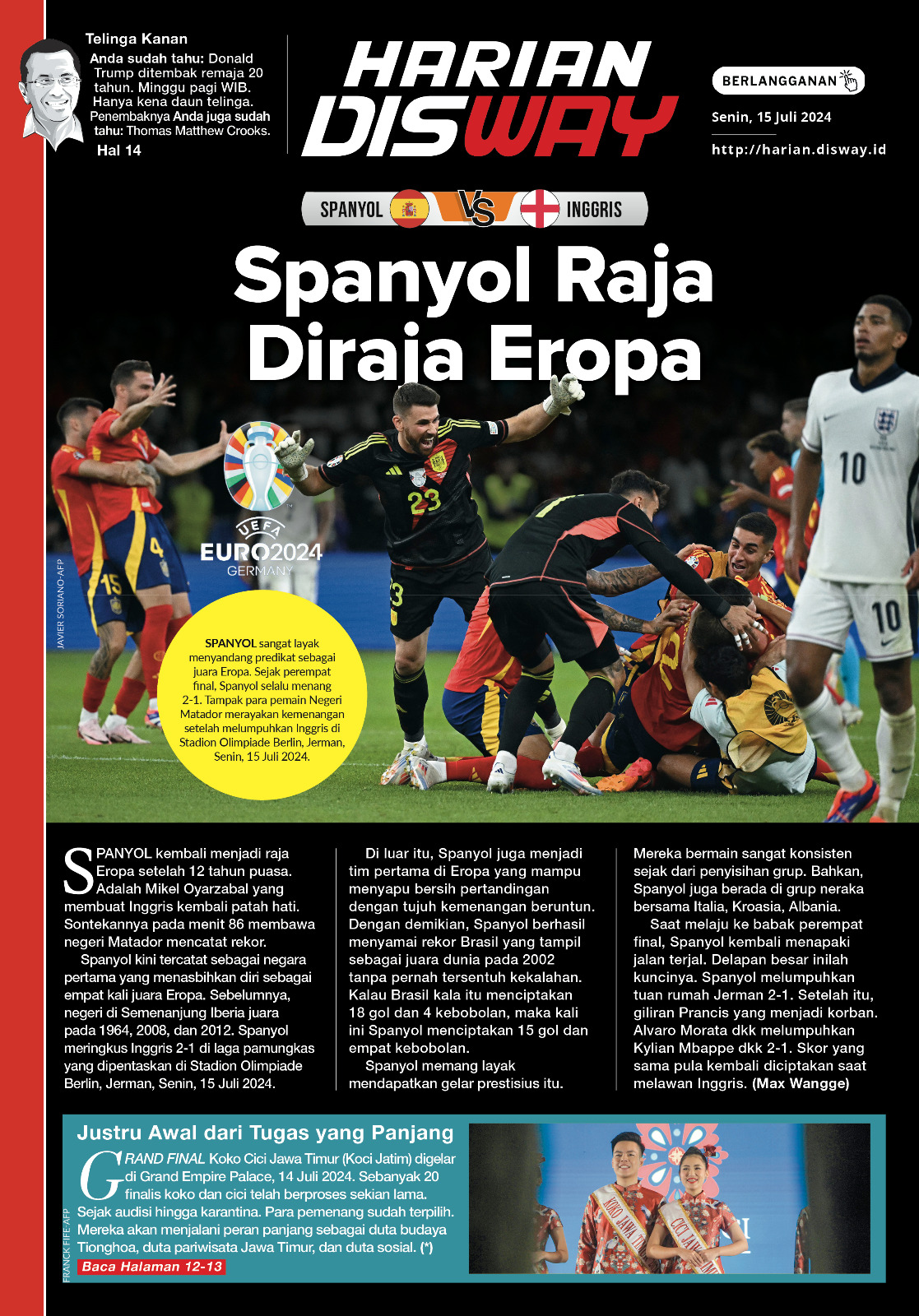 Spanyol Raja Diraja Eropa