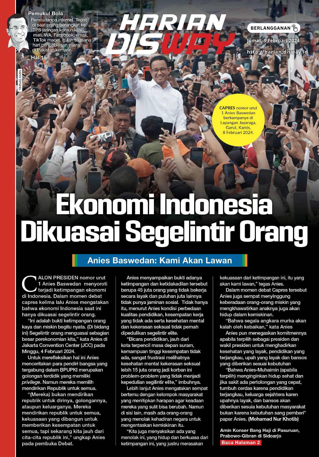 Ekonomi Indonesia Dikuasai Segelintir Or