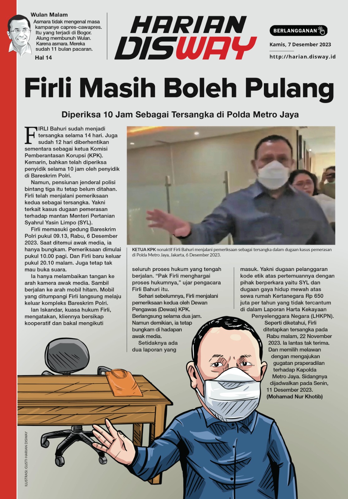 Firli Masih Boleh Pulang