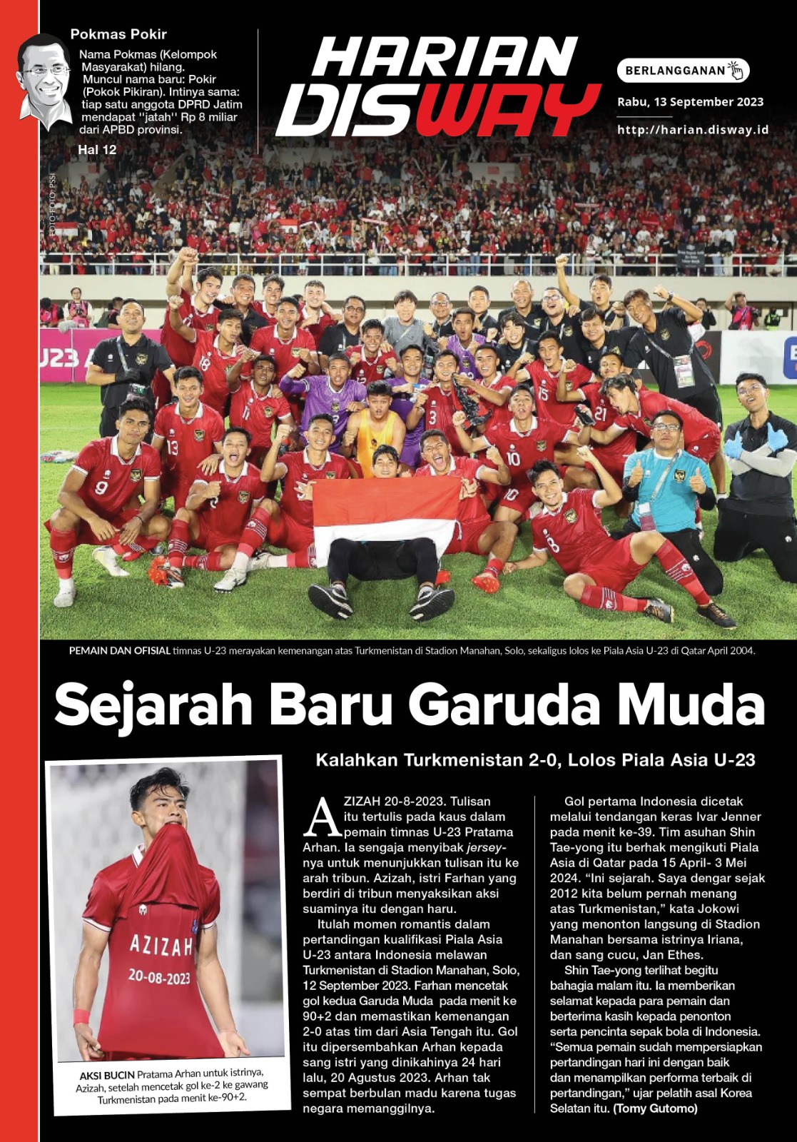 Sejarah Baru Garuda Muda