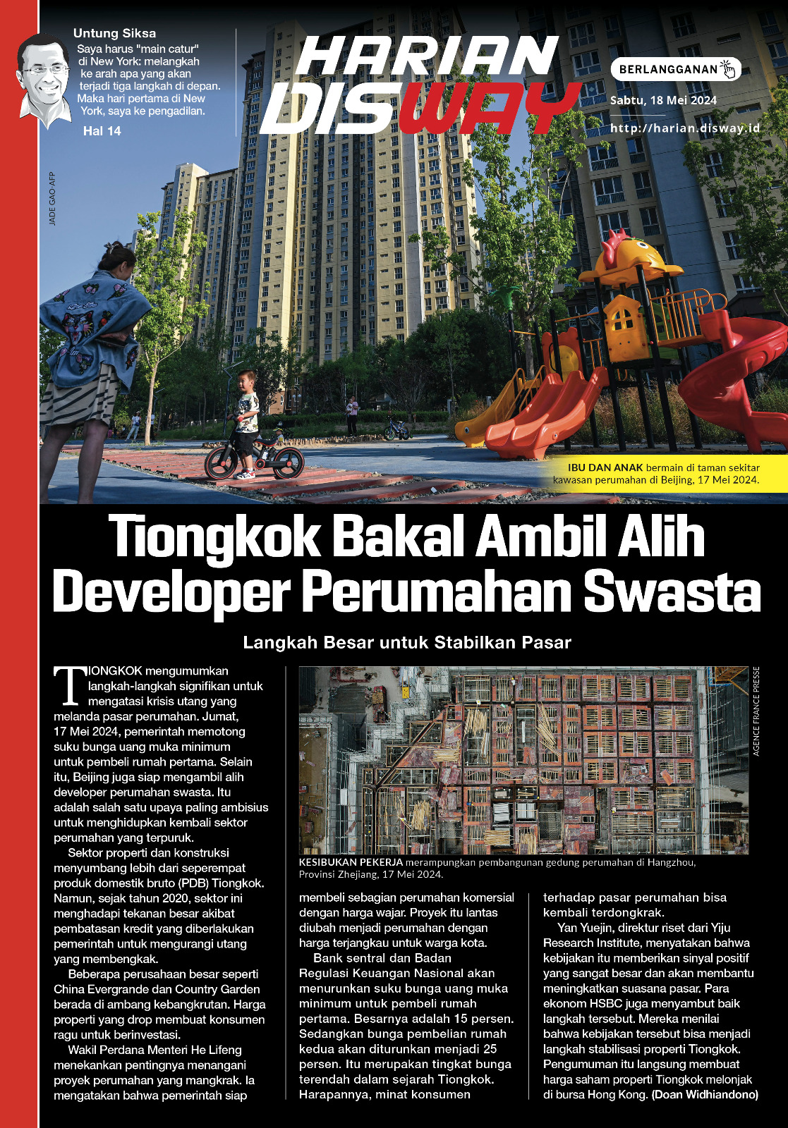 Tiongkok Bakal Ambil Alih Developer Peru