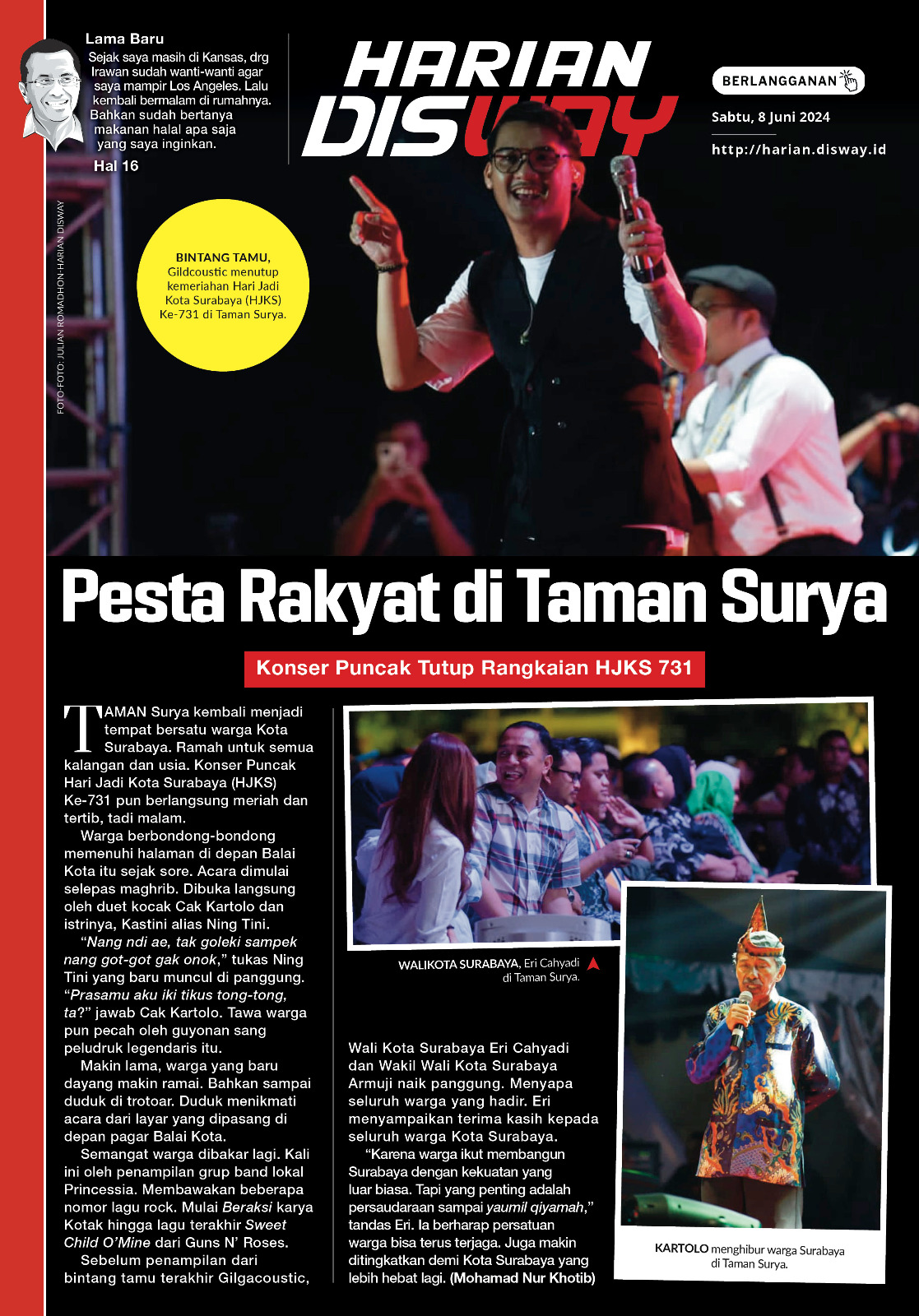 Pesta Rakyat di Taman Surya