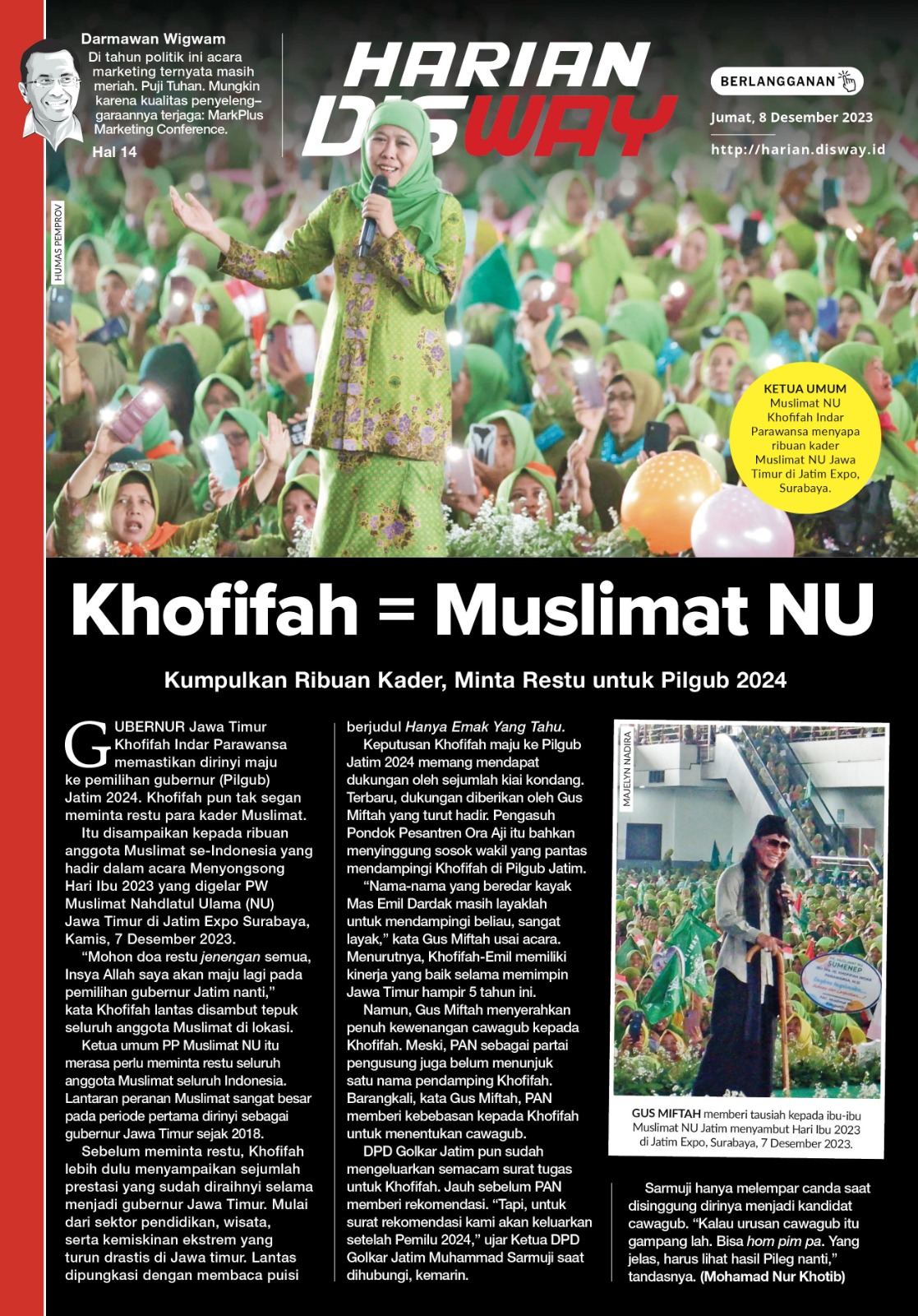 Khofifah = Muslimat NU