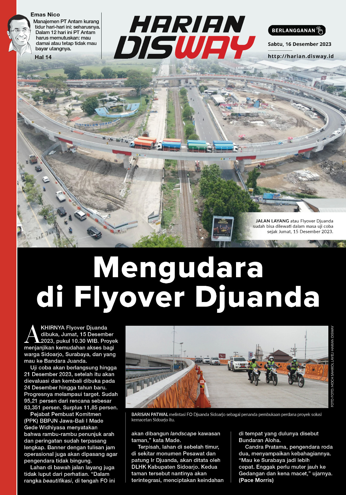 Mengudara di Flyover Djuanda