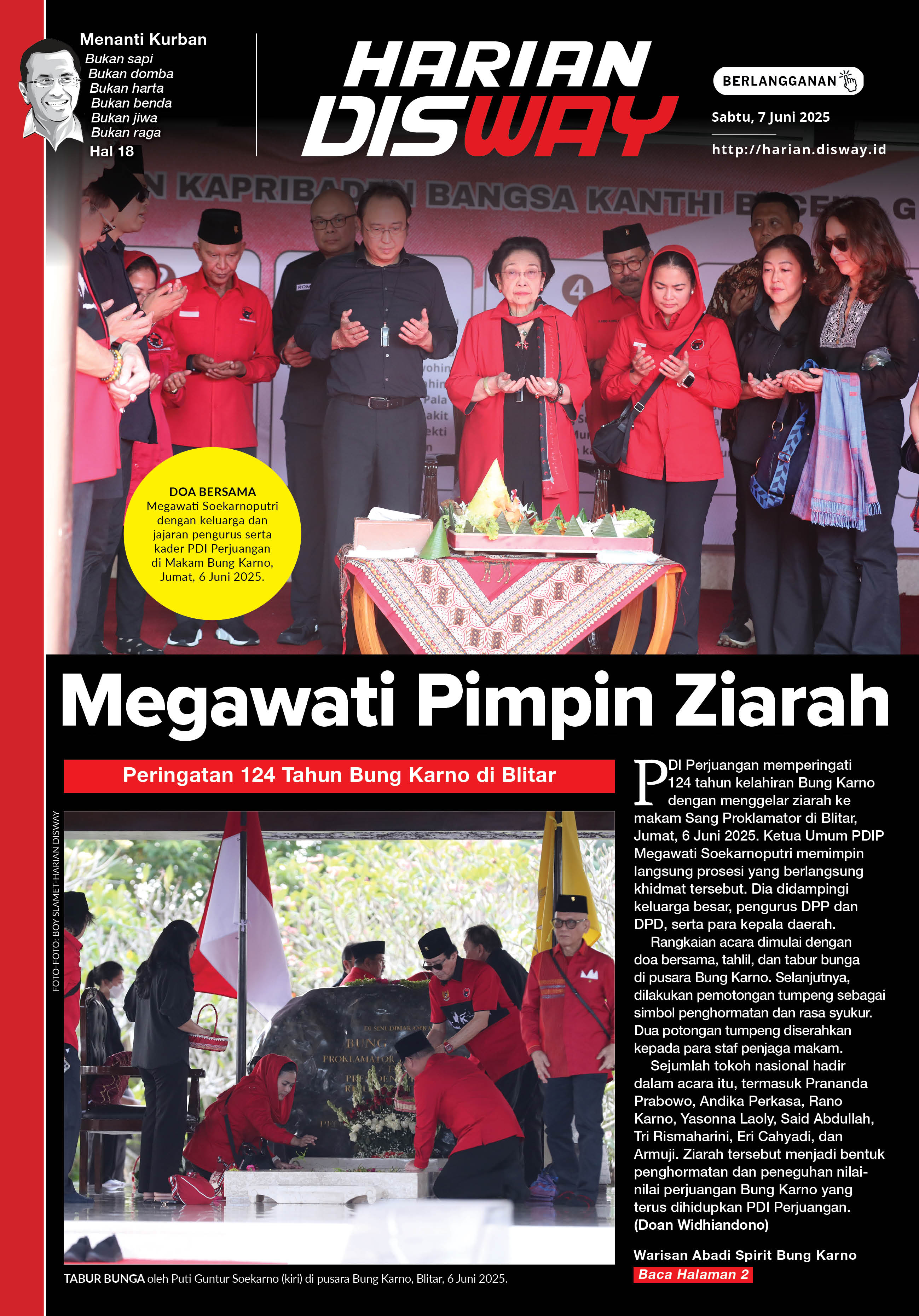 Megawati Pimpin Ziarah