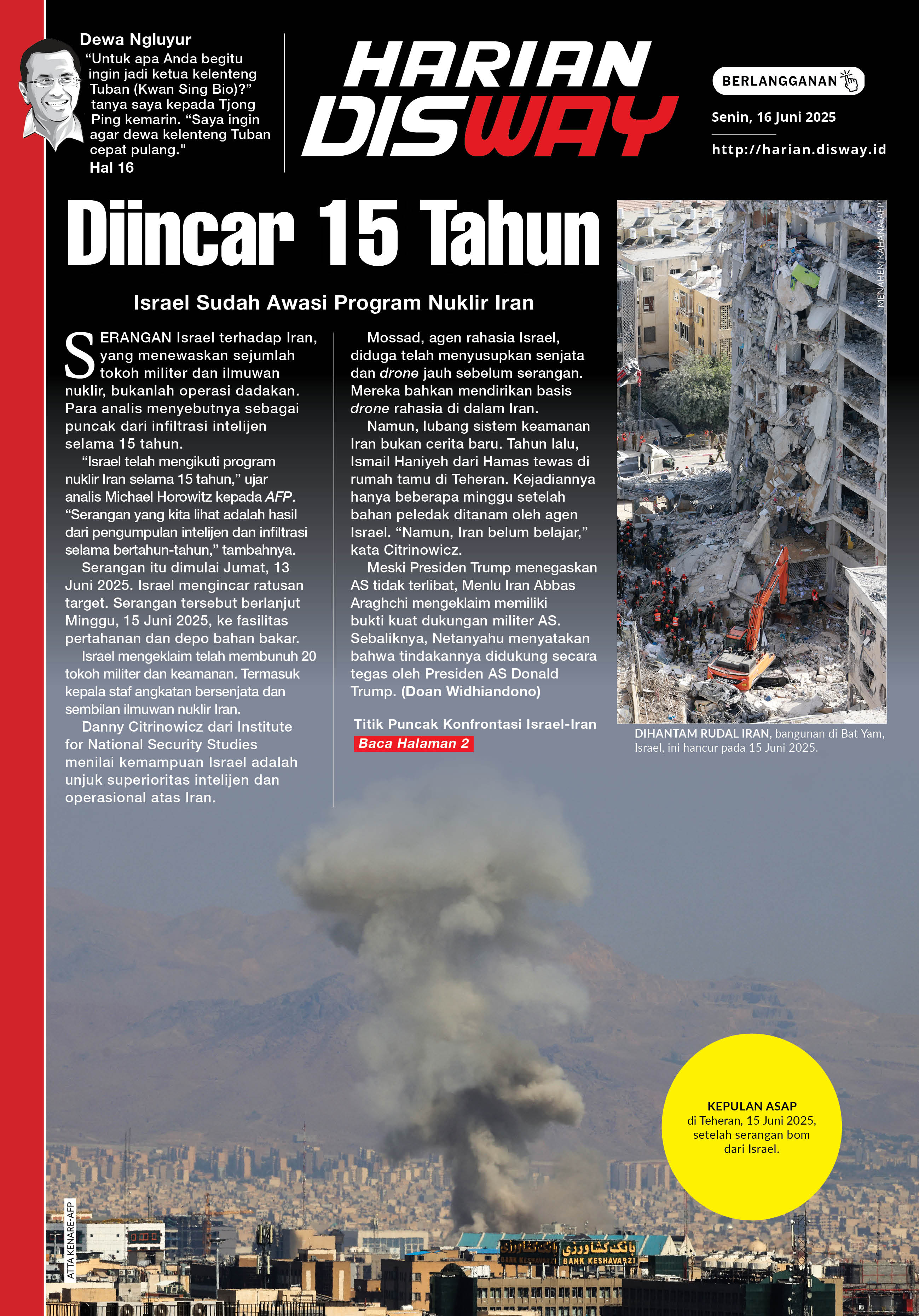 Diincar 15 Tahun