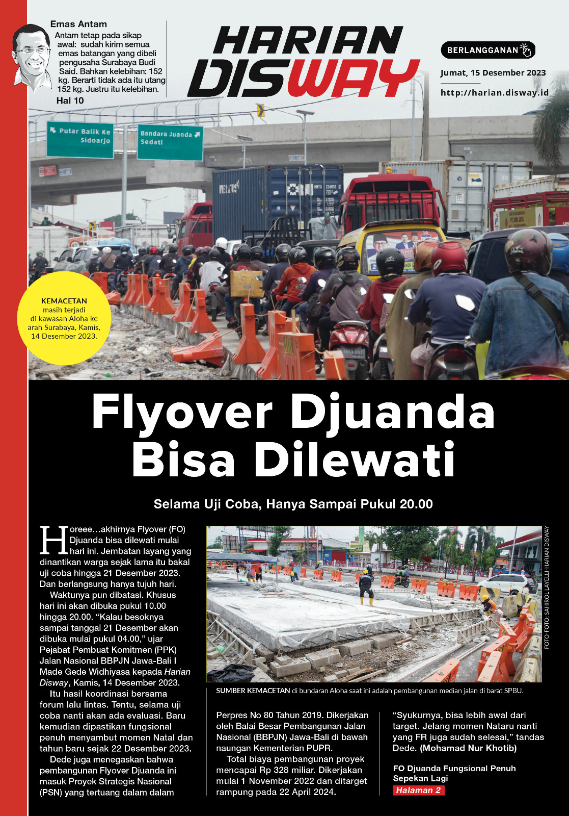 Flyover Djuanda Bisa Dilewati