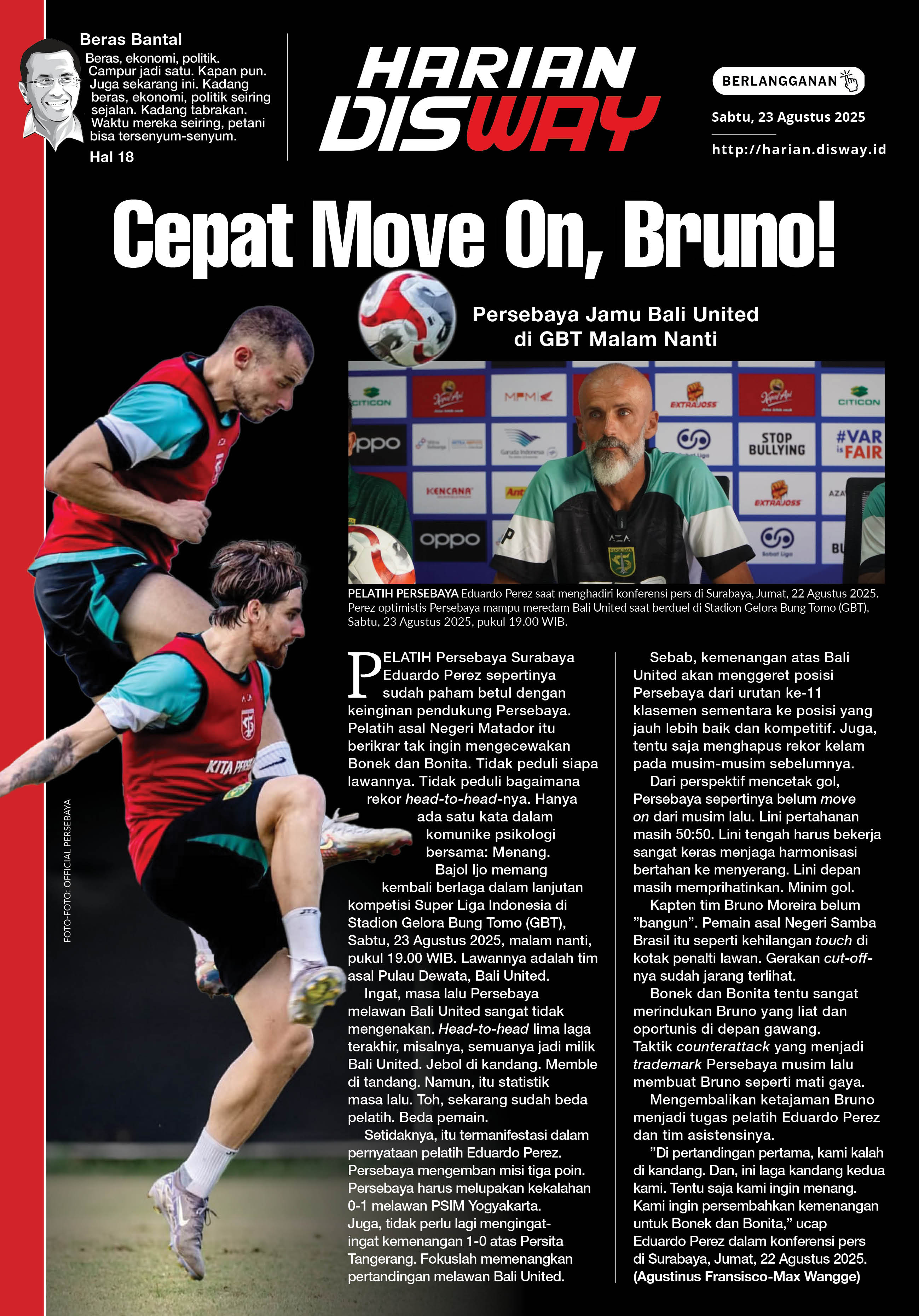Cepat Move On, Bruno!