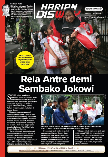 Rela Antre demi Sembako Jokowi