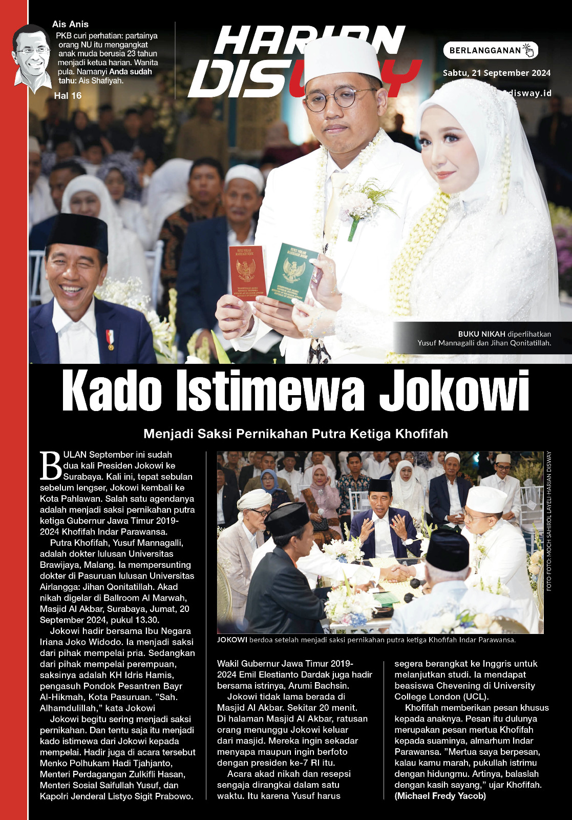 Kado Istimewa Jokowi