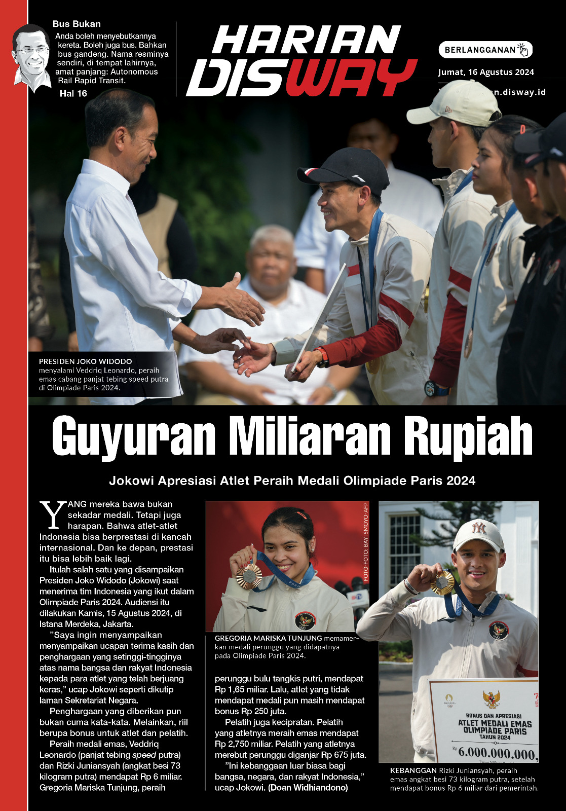 Guyuran Miliaran Rupiah