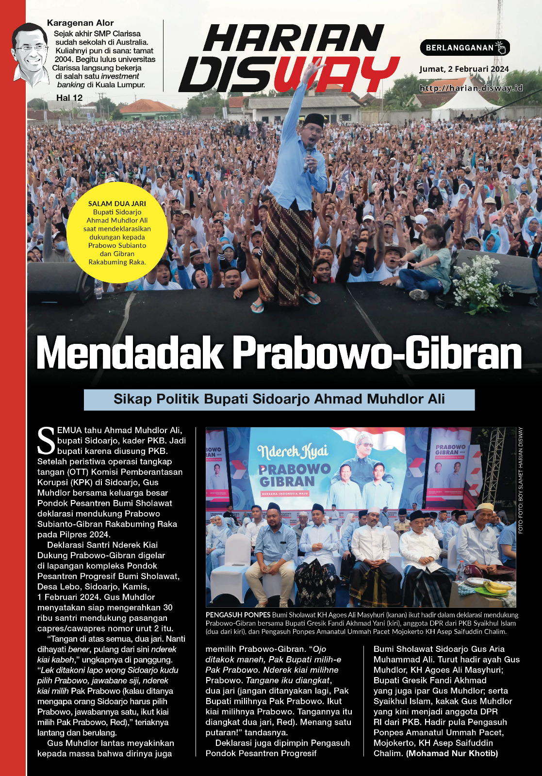 Mendadak Prabowo-Gibran