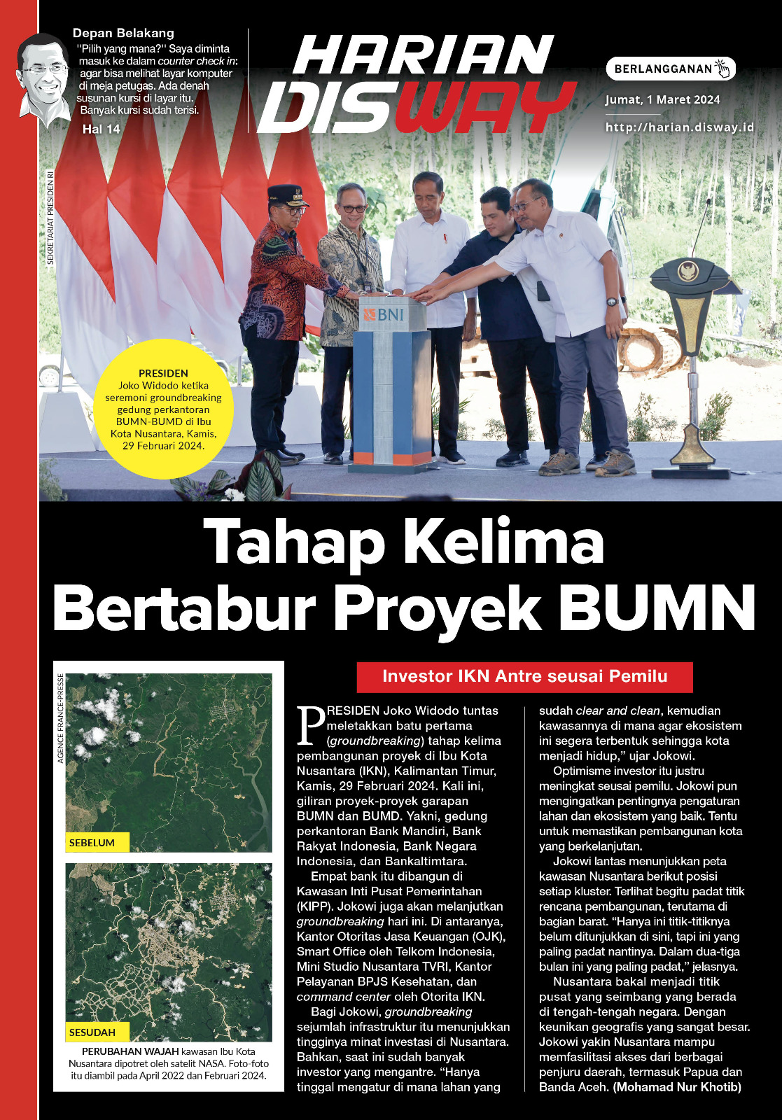 Tahap Kelima Bertabur Proyek BUMN