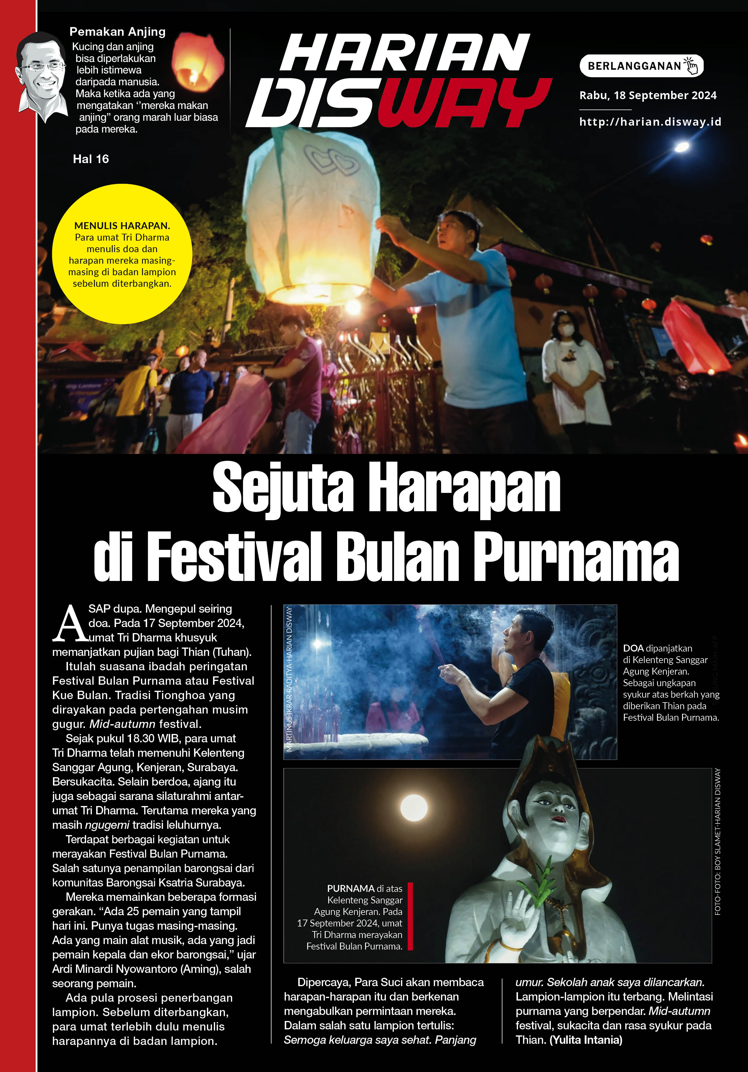 Sejuta Harapan di Festival Bulan Purnama