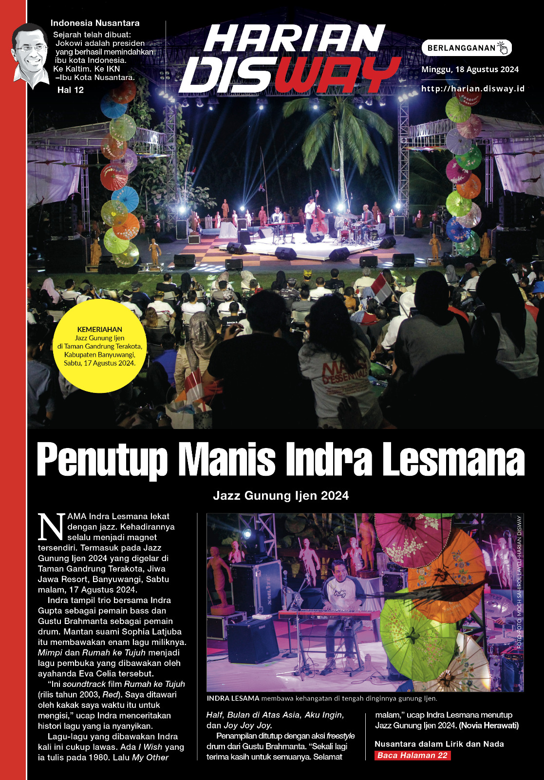 Penutup Manis Indra Lesmana