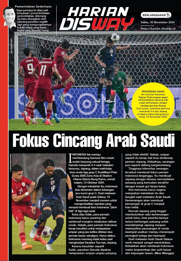 Fokus Cincang Arab Saudi