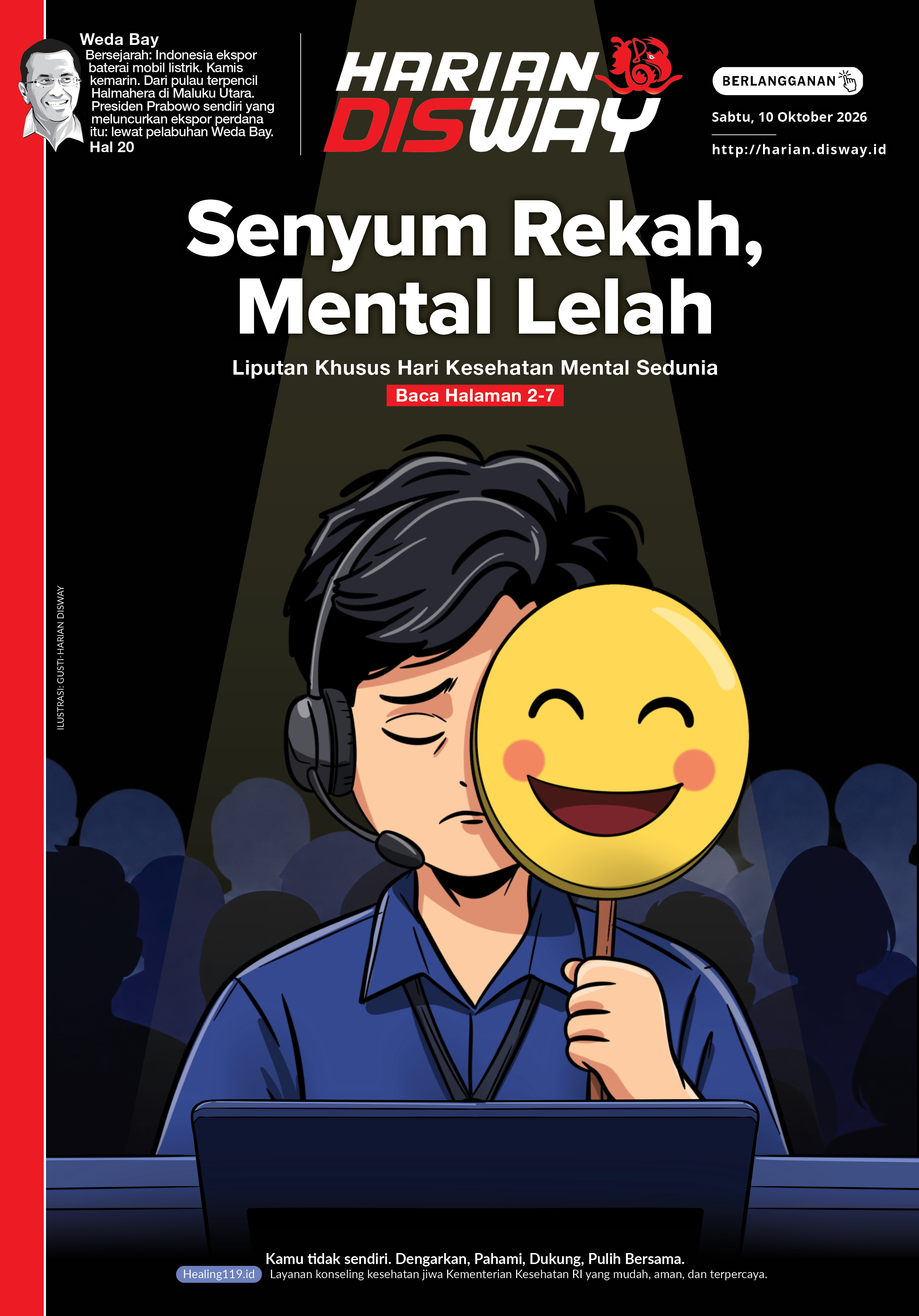 Senyum Rekah, Mental Lelah