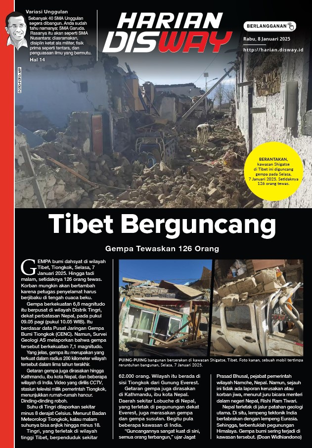 Tibet Berguncang