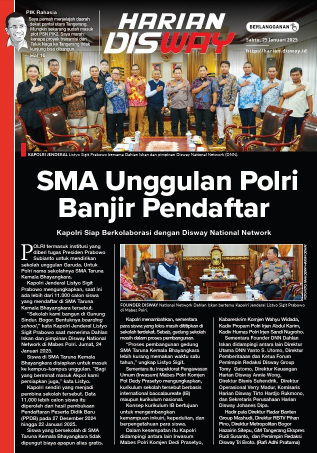 SMA Unggulan Polri Banjir Pendaftar