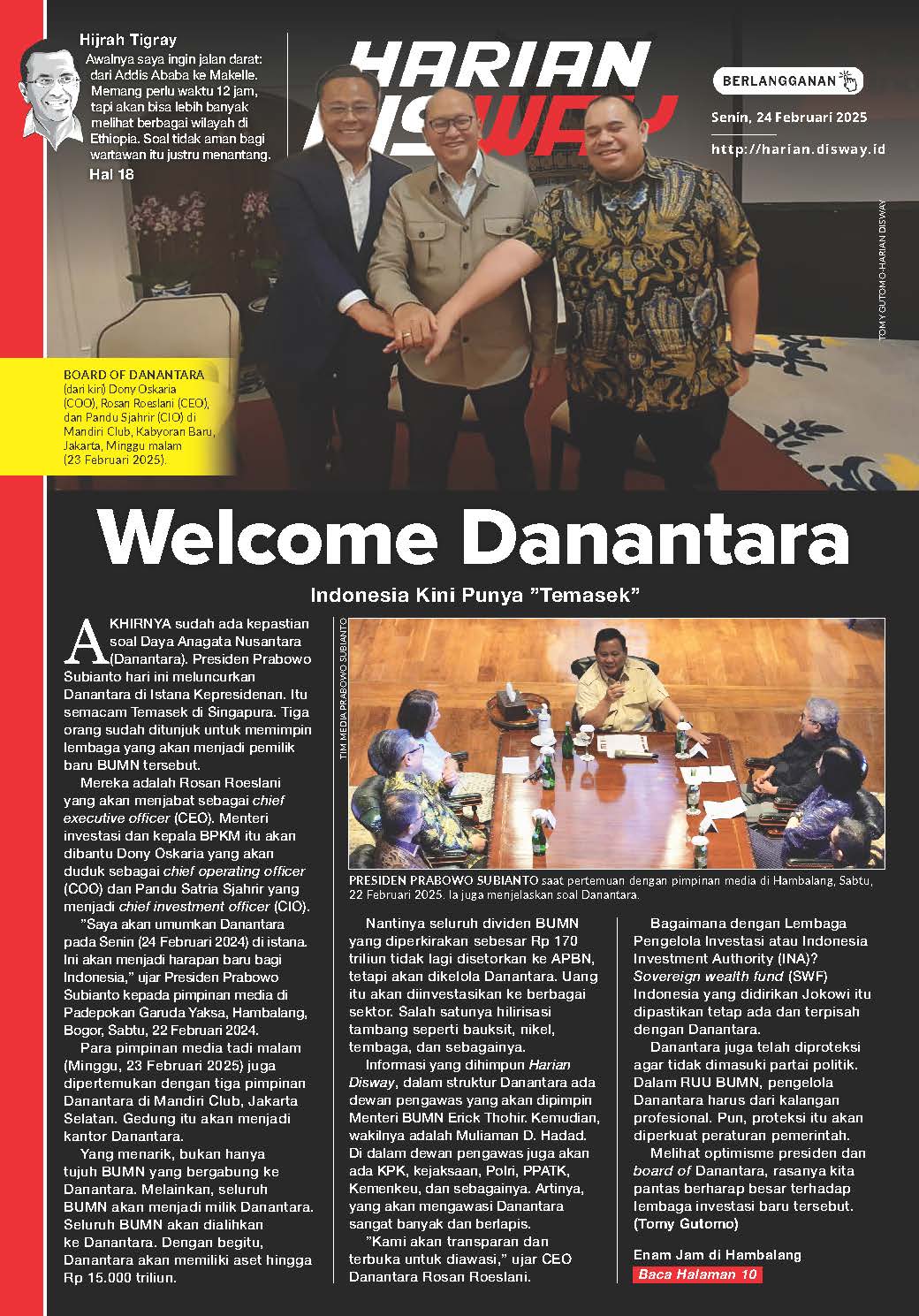 Welcome Danantara