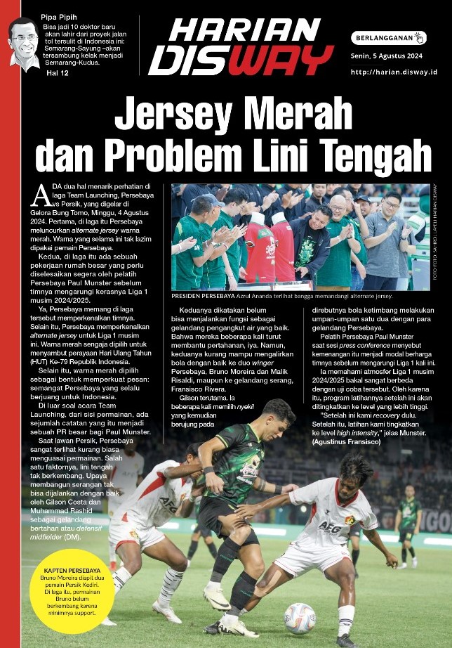 Jersey Merah dan Problem Lini Tengah